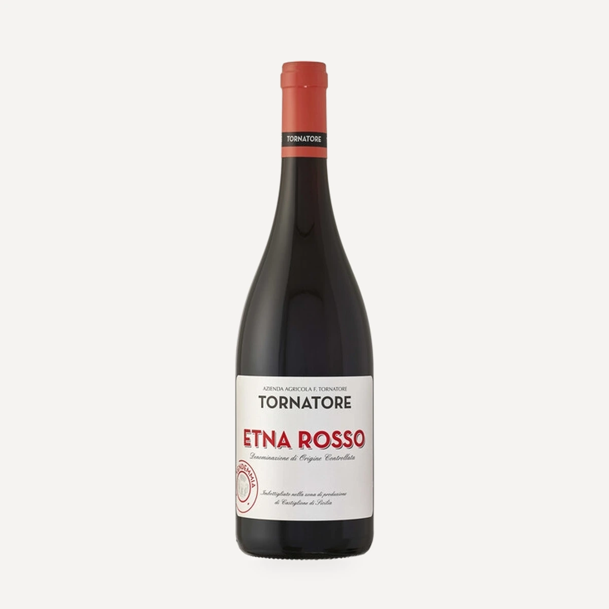 Etna Rosso DOC wine — Tornatore winery — Dionysus
