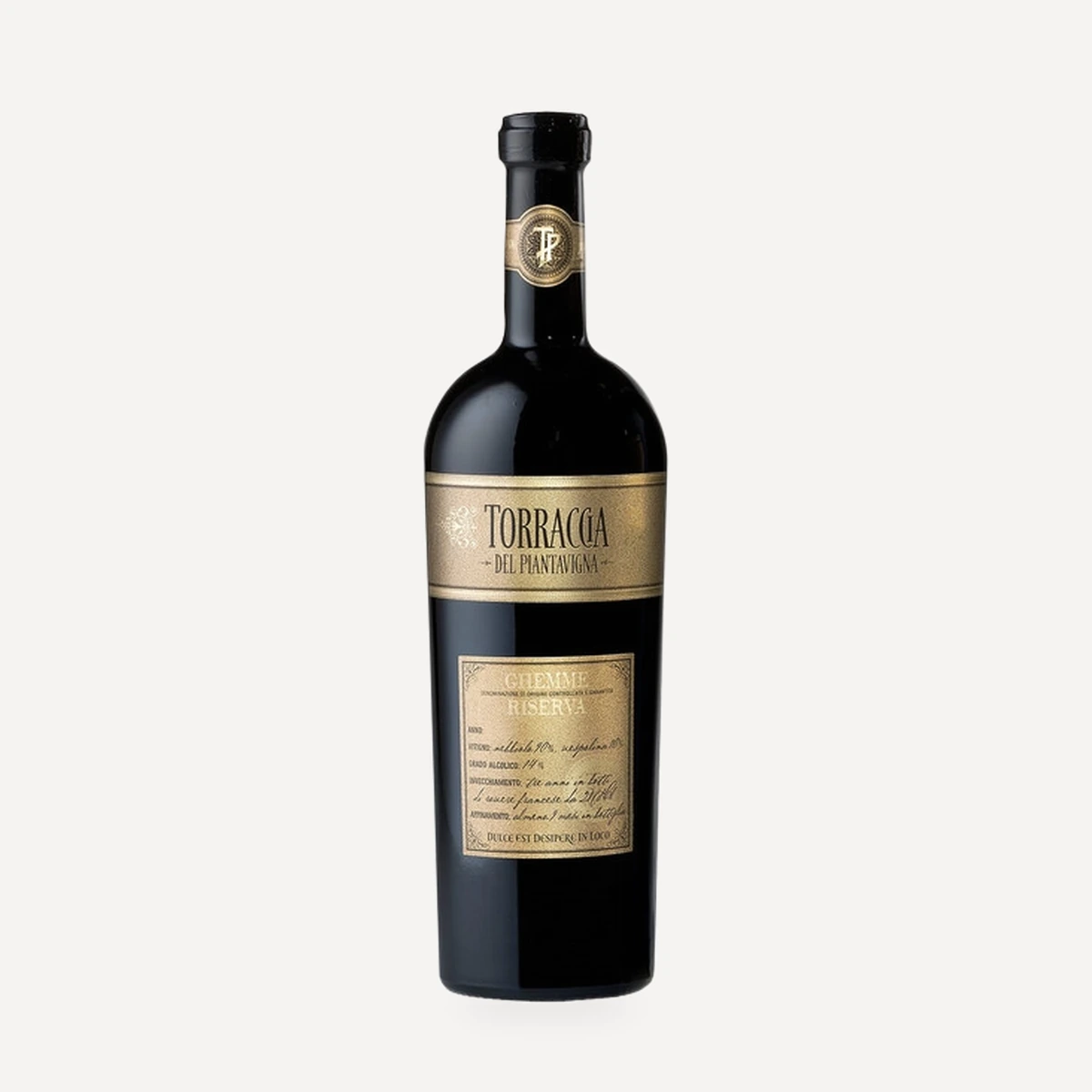 Ghemme Riserva DOCG wine — Torraccia del Piantavigna winery — Dionysus