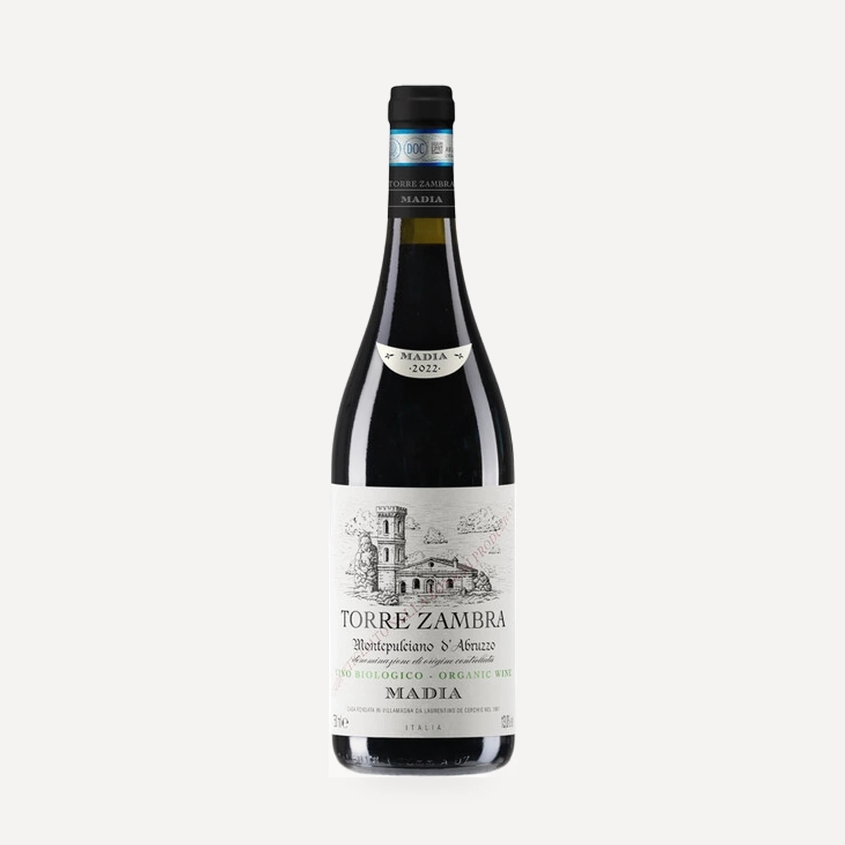 Madia Montepulciano d'Abruzzo DOC wine — Torre Zambra winery — Dionysus
