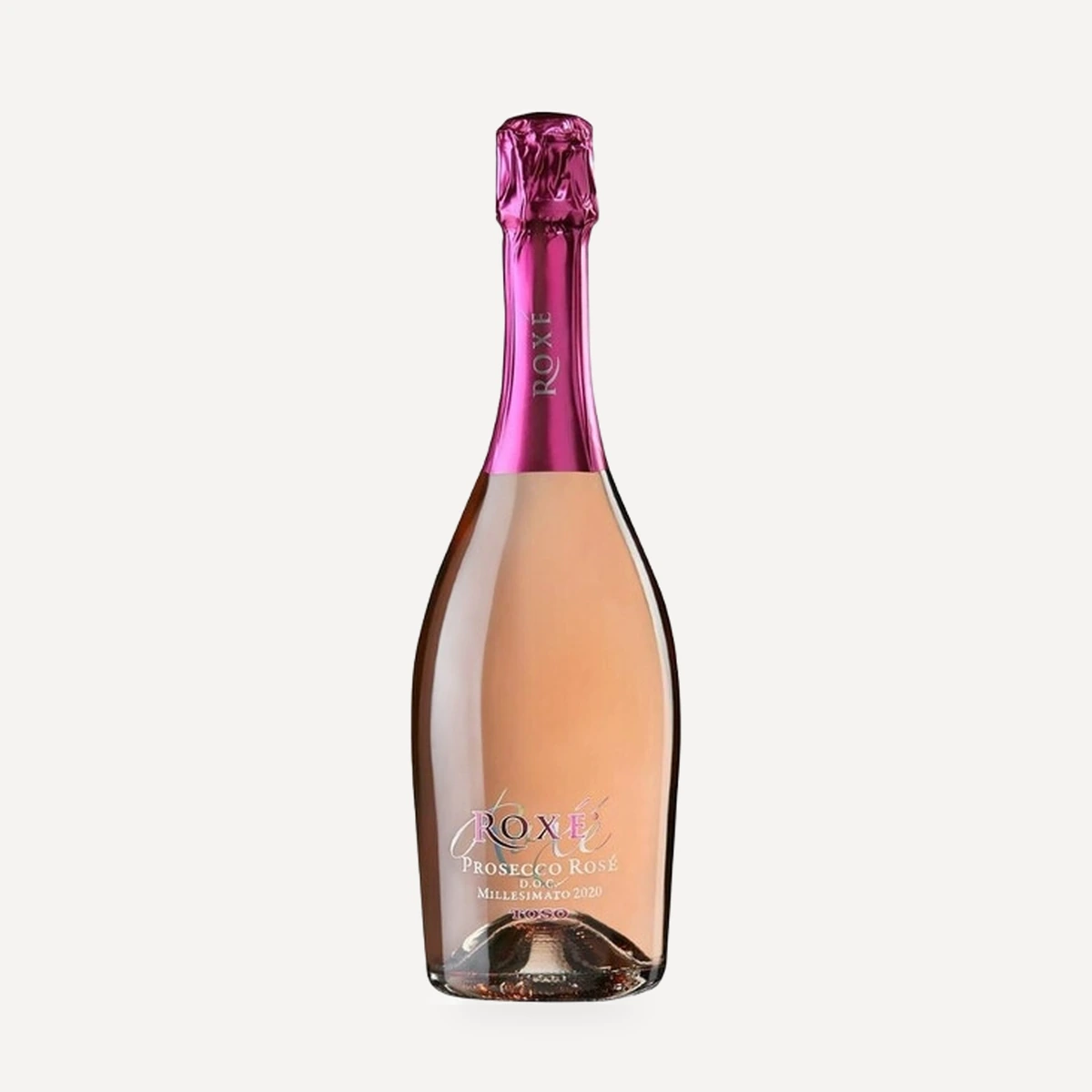 Roxe Prosecco Rose Millesimato DOC wine — Toso winery — Dionysus