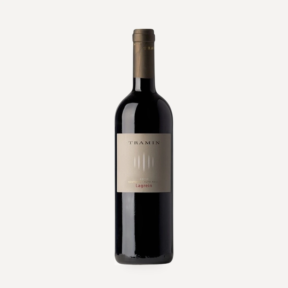 LAGREIN Alto Adige DOC wine — Tramin winery — Dionysus