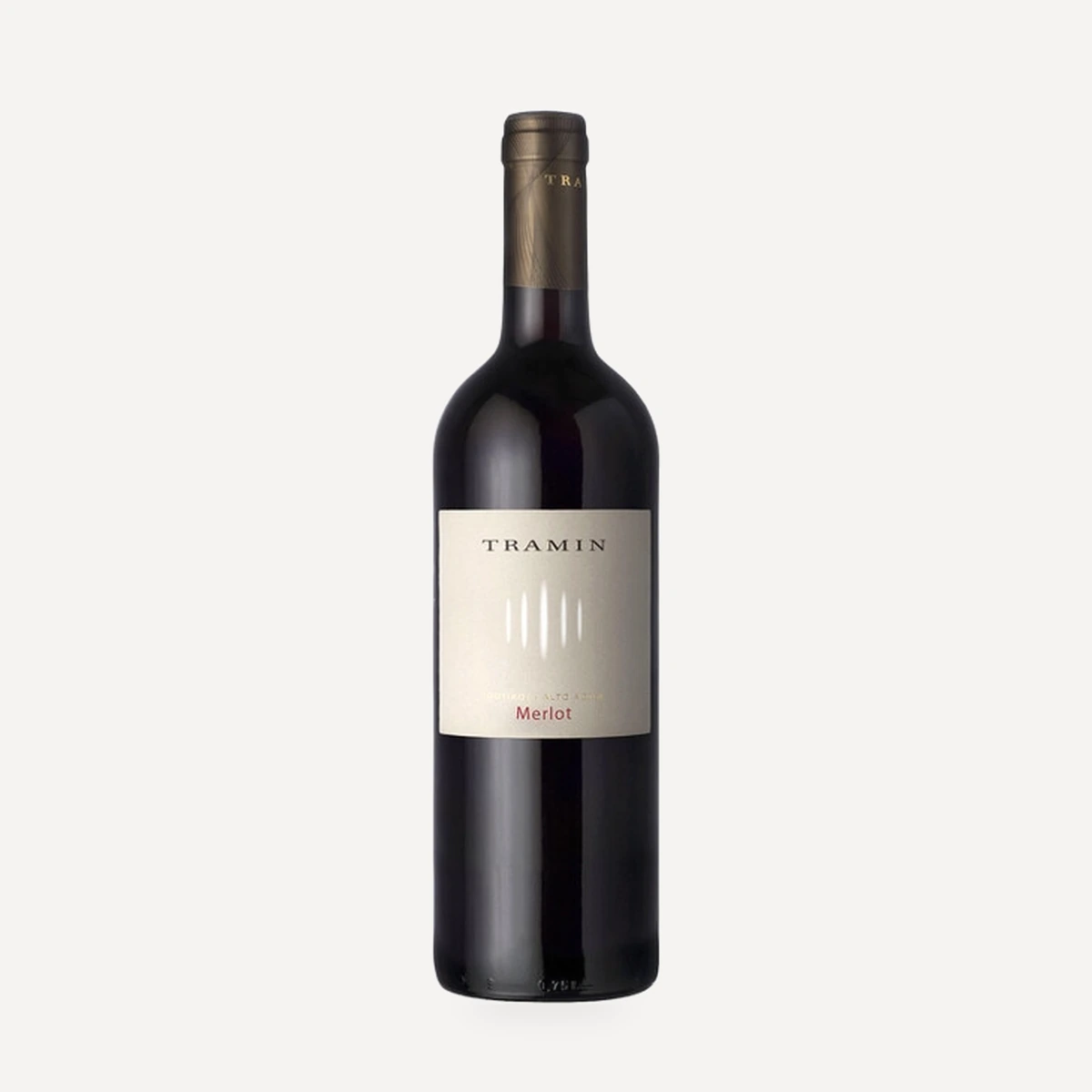 MERLOT Alto Adige DOC wine — Tramin winery — Dionysus