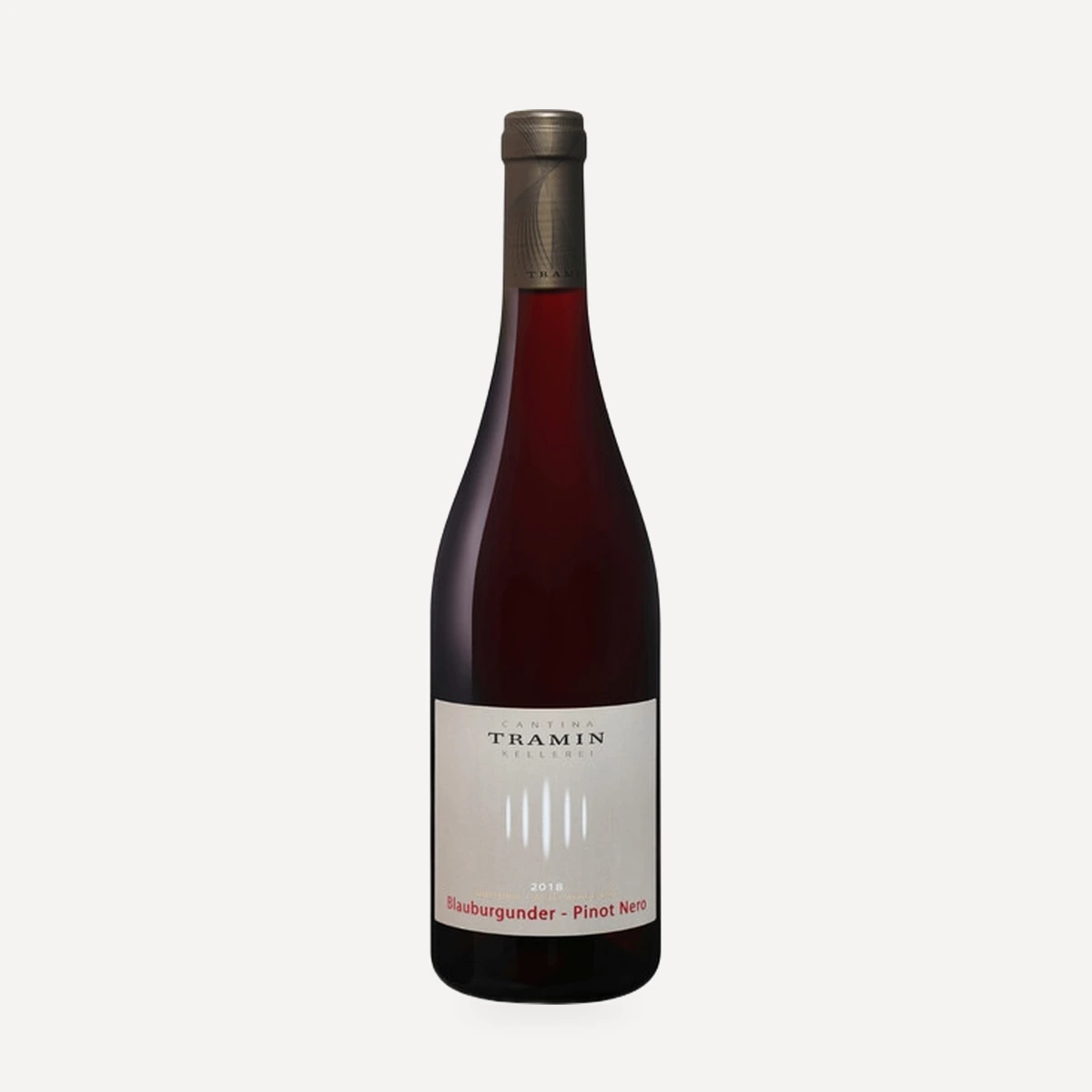 Pinot Nero Alto Adige DOC wine — Tramin winery — Dionysus