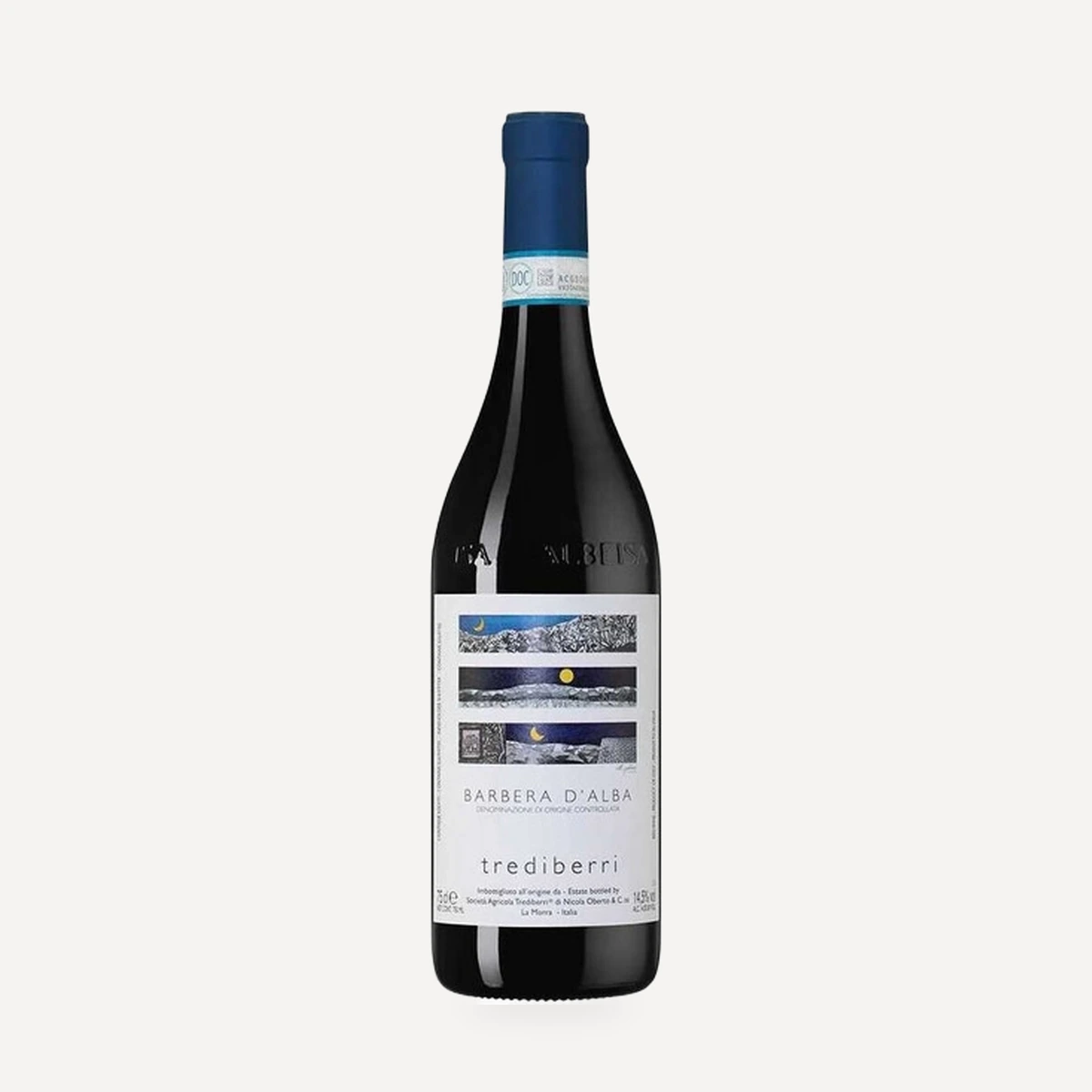 Barbera d’Alba DOC wine — Trediberri winery — Dionysus