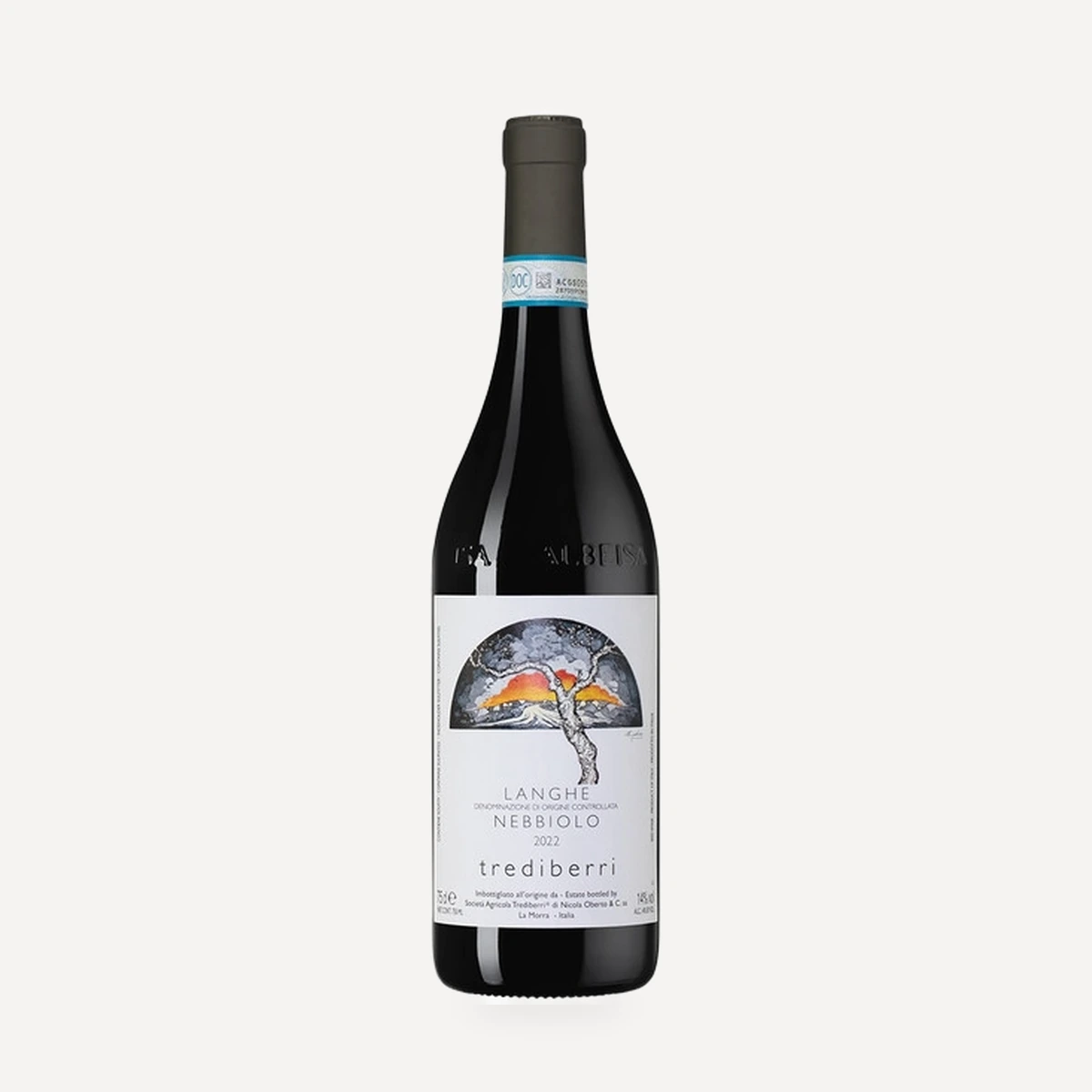 Langhe Nebbiolo DOC wine — Trediberri winery — Dionysus