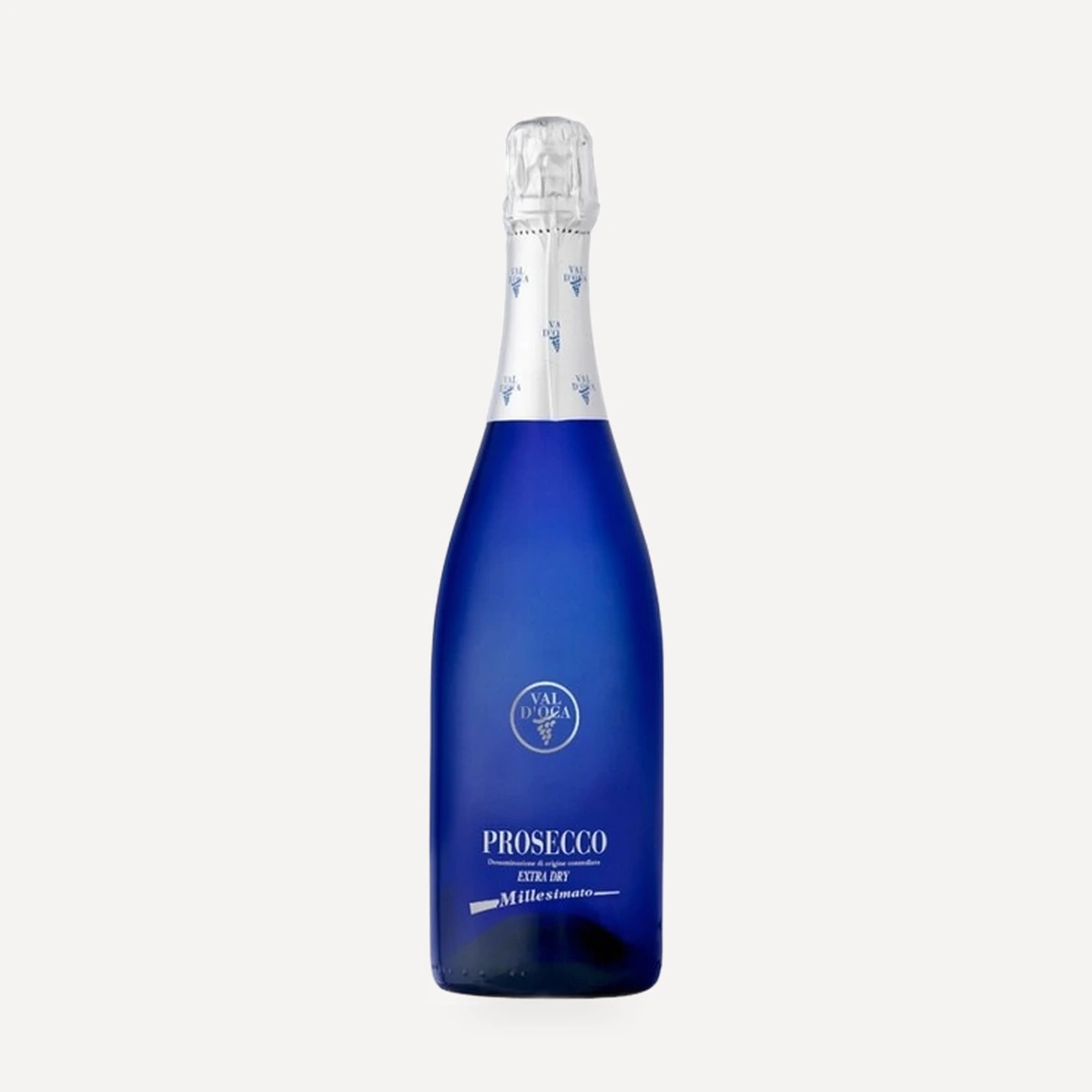 Blu Prosecco Millesimato Extra Dry DOC wine — Val d'Oca winery — Dionysus