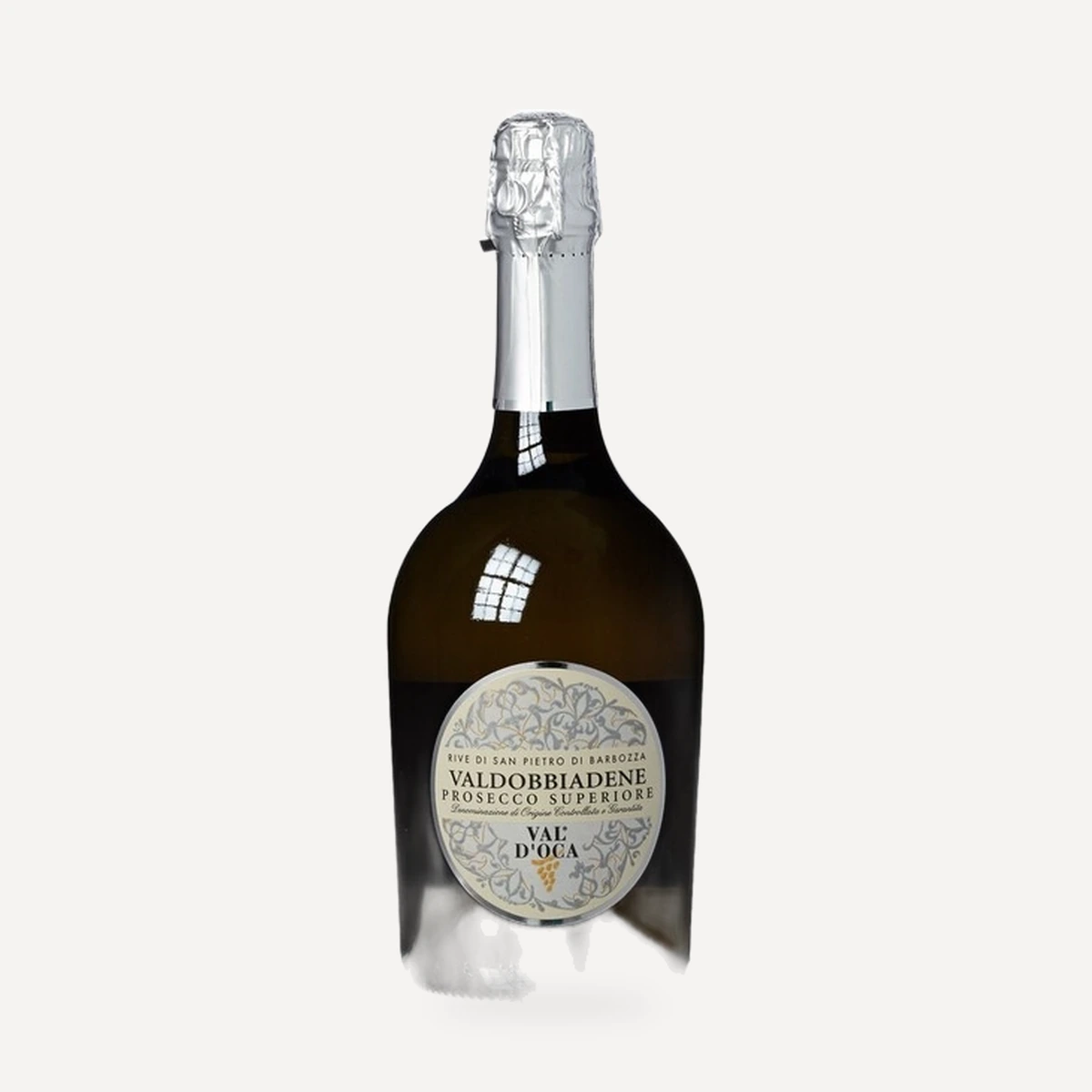 Rive di San Pietro di Barbozza Brut Prosecco Superiore Valdobbiadene DOCG wine — Val d'Oca winery — Dionysus