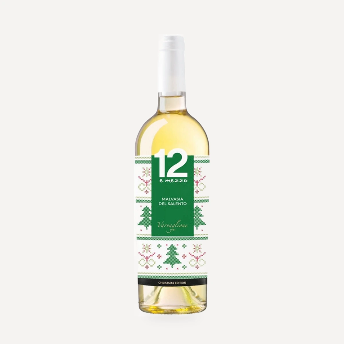 12 e Mezzo Malvasia del Salento New Year Design IGP wine — Varvaglione winery — Dionysus