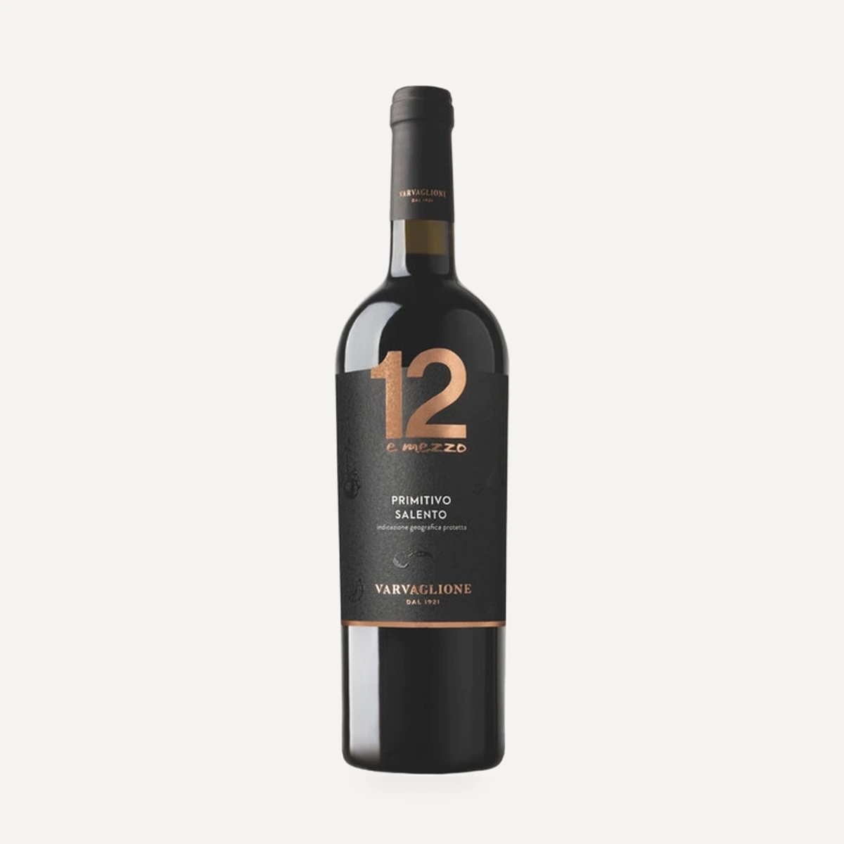 12 e Mezzo Primitivo Salento IGP wine — Varvaglione winery — Dionysus