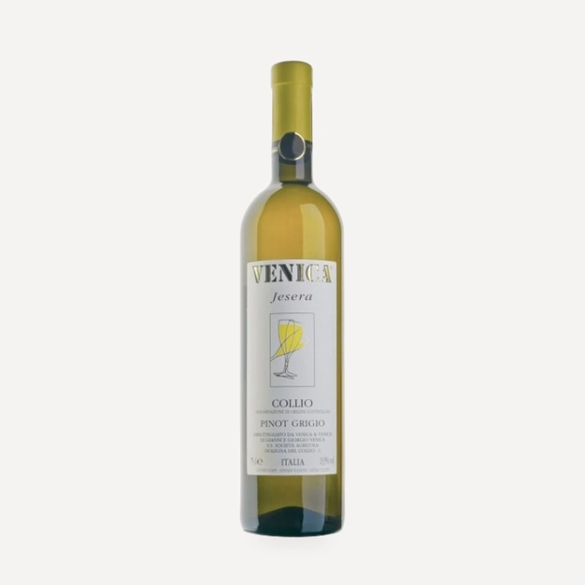 Jesera • Pinot Grigio Collio DOC wine — Venica winery — Dionysus