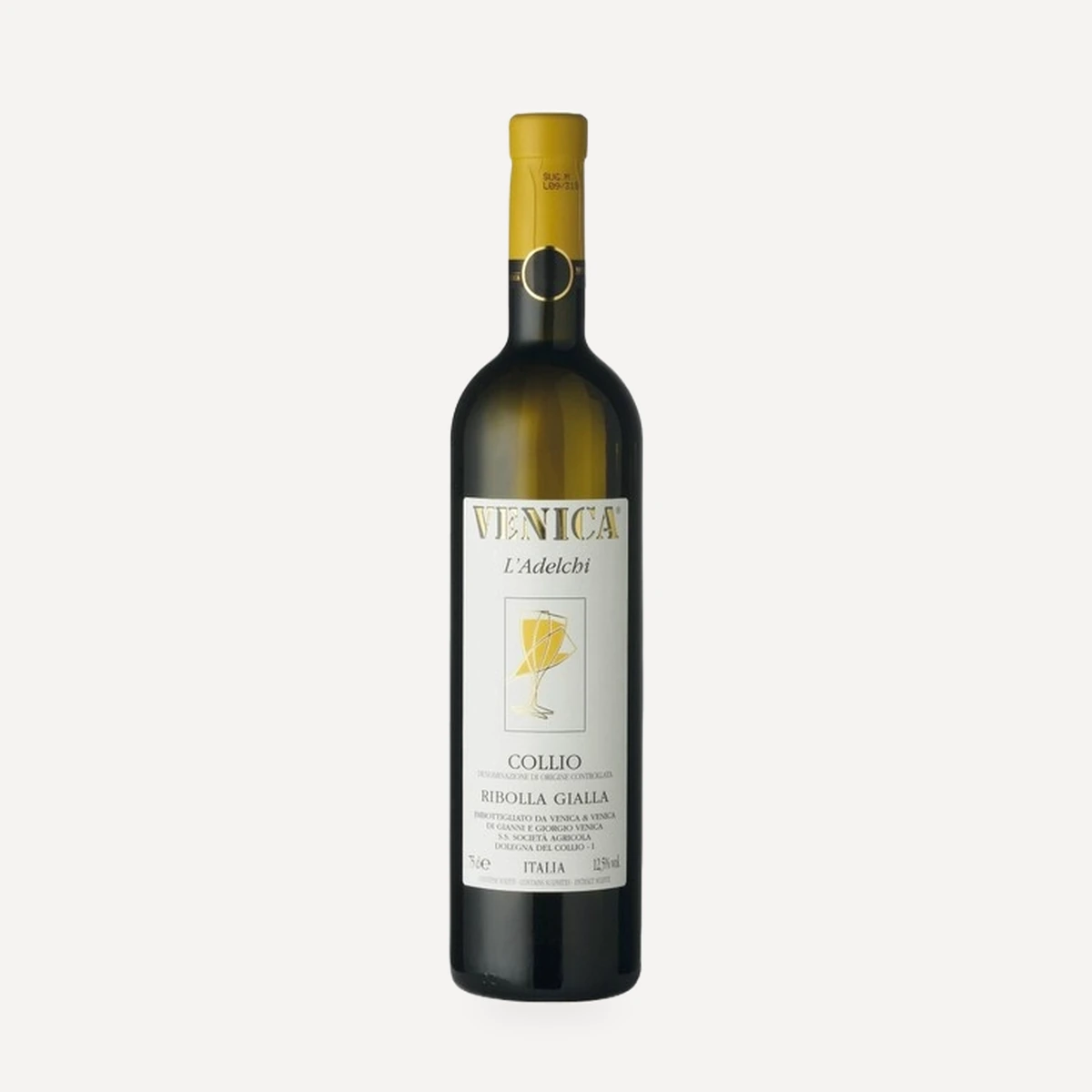 L’Adelchi • Ribolla Gialla Collio DOC wine — Venica winery — Dionysus