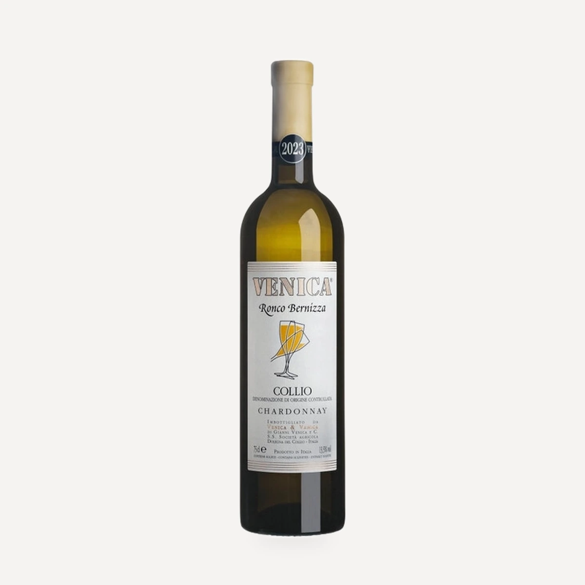 Ronco Bernizza • Chardonnay Collio DOC wine — Venica winery — Dionysus