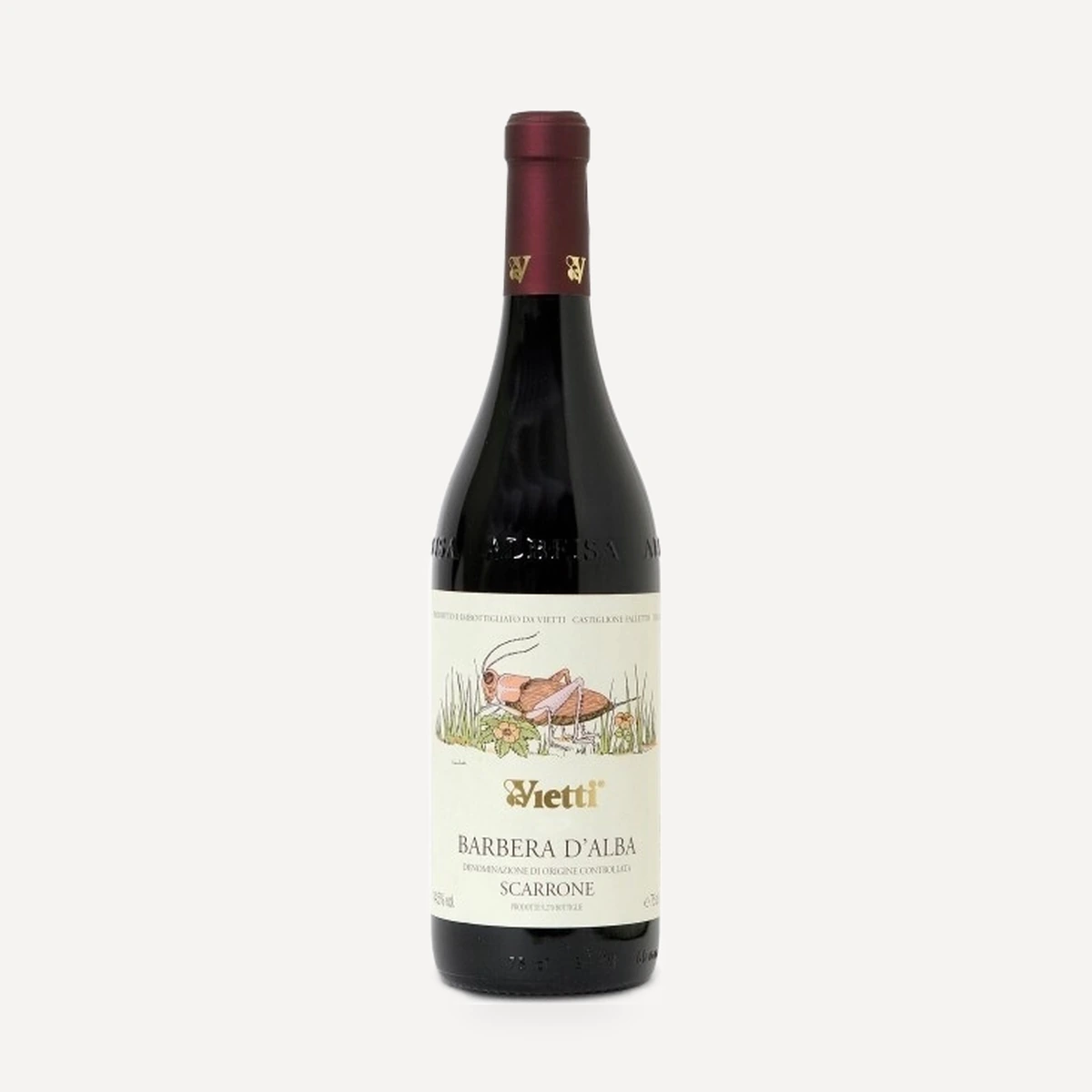 Barbera d'Alba Vigna Scarrone wine — Vietti winery — Dionysus