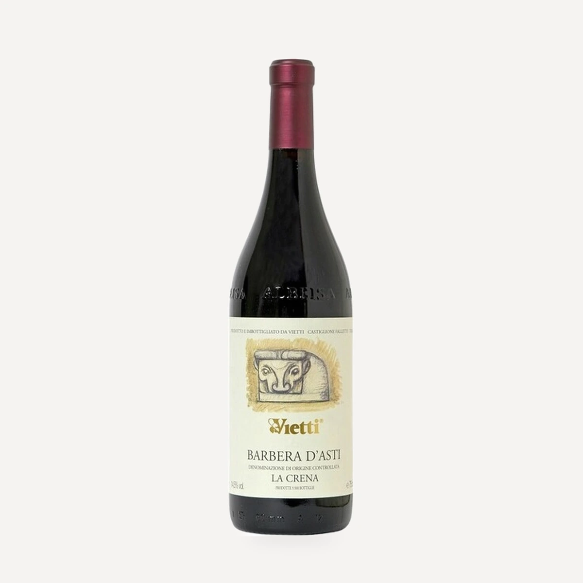 Barbera d'Asti La Crena wine — Vietti winery — Dionysus