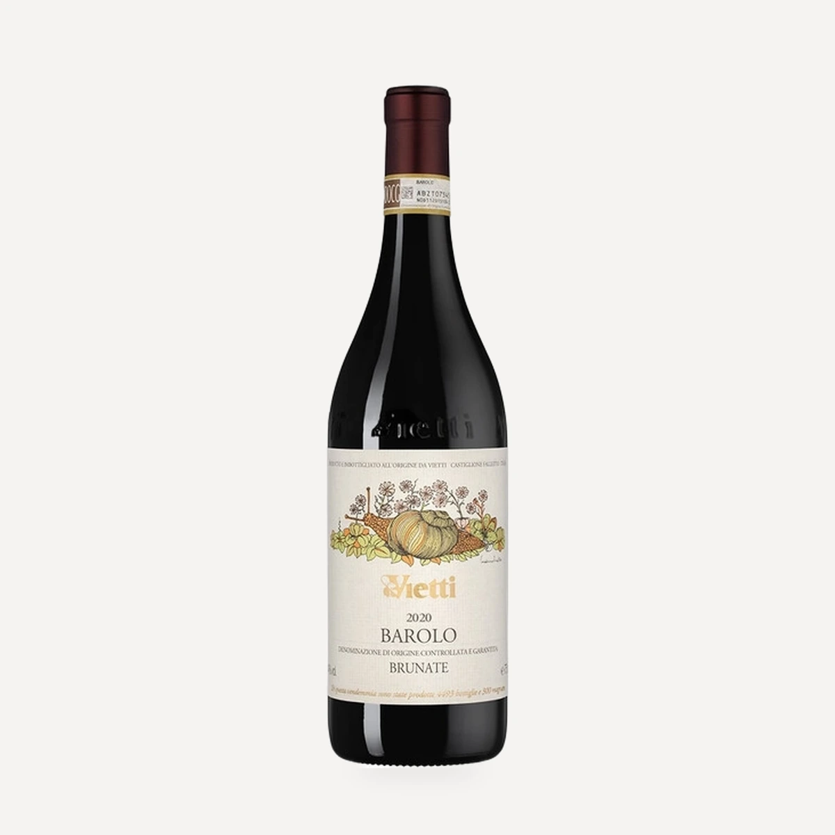 Barolo Brunate wine — Vietti winery — Dionysus