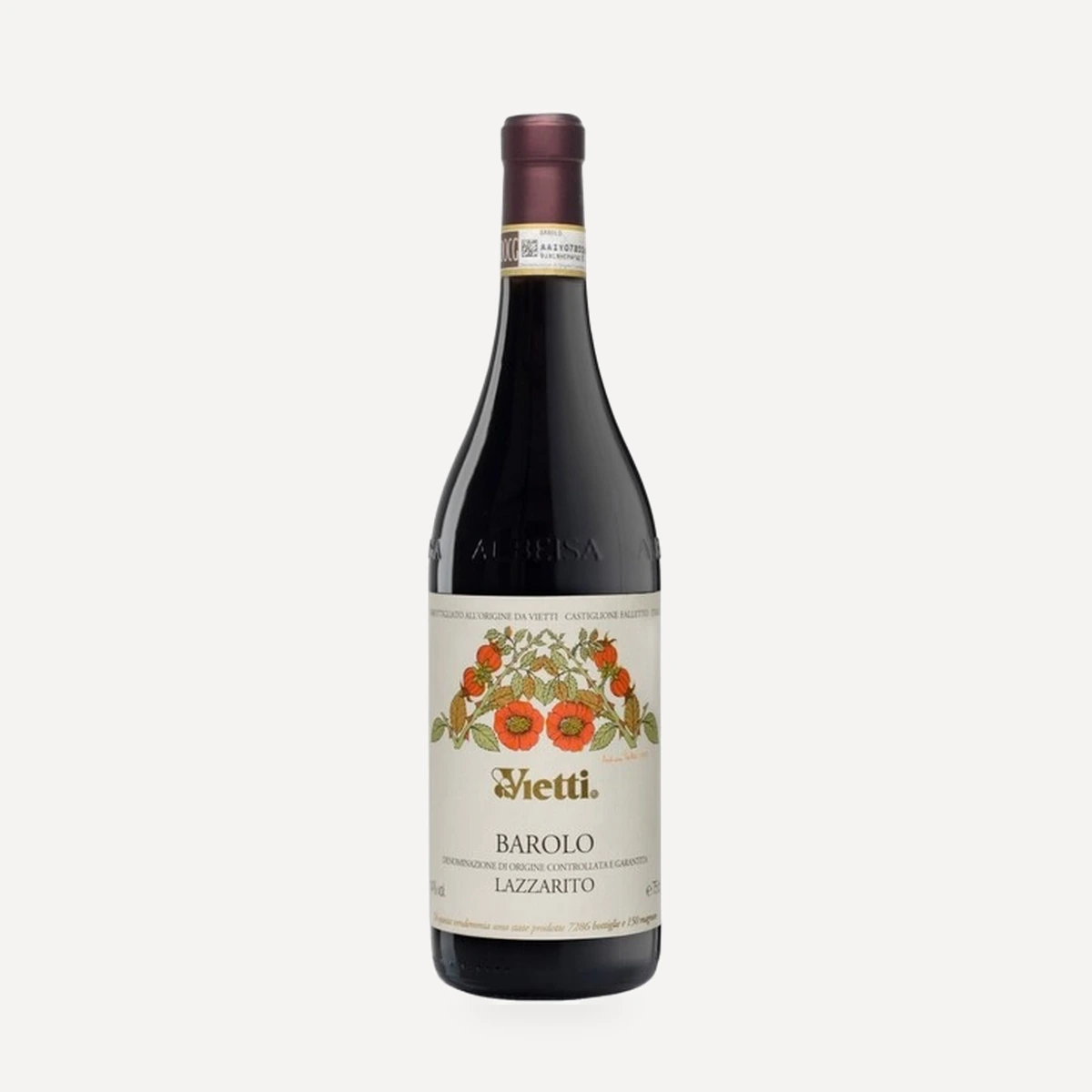 Barolo Lazzarito wine — Vietti winery — Dionysus