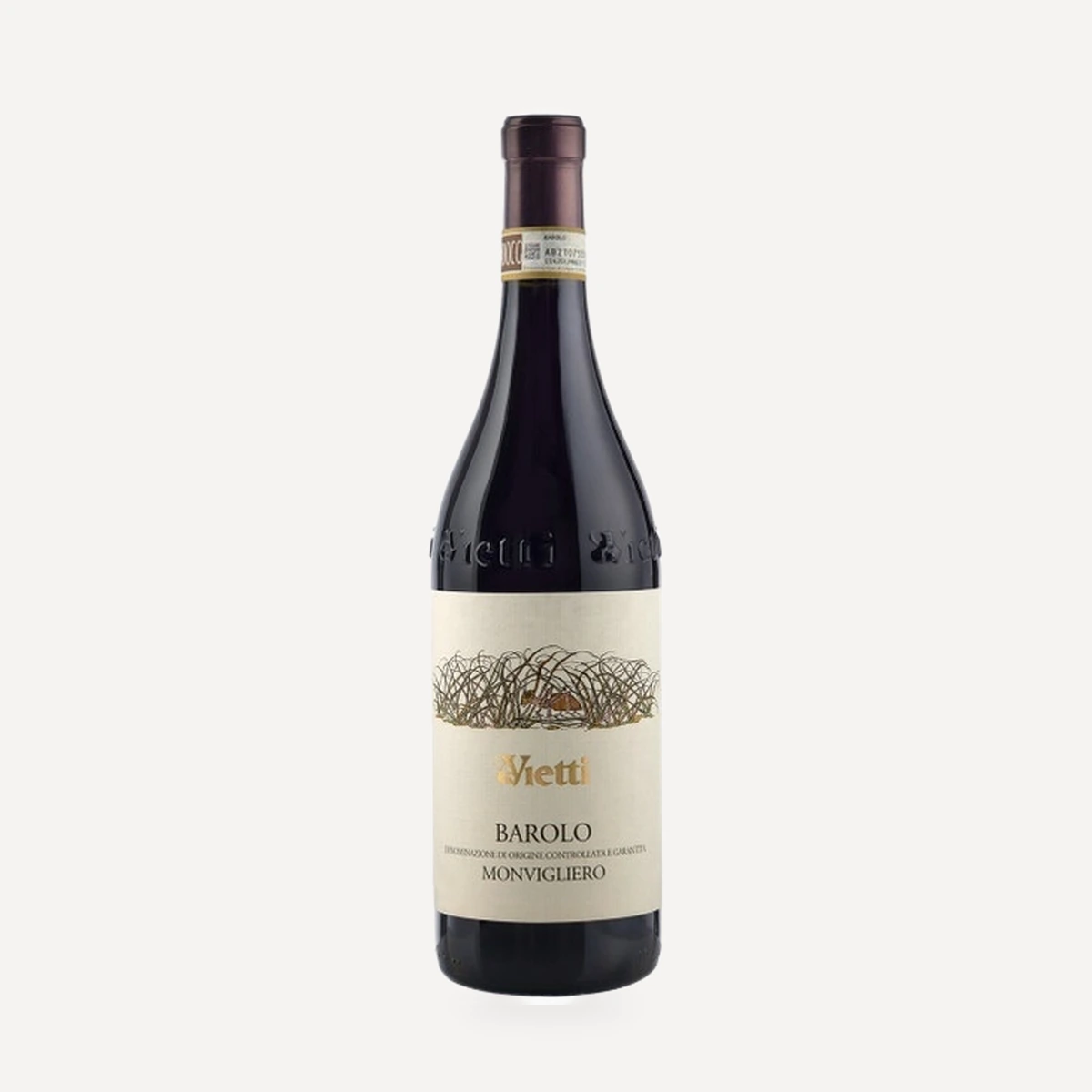 Barolo Monvigliero wine — Vietti winery — Dionysus
