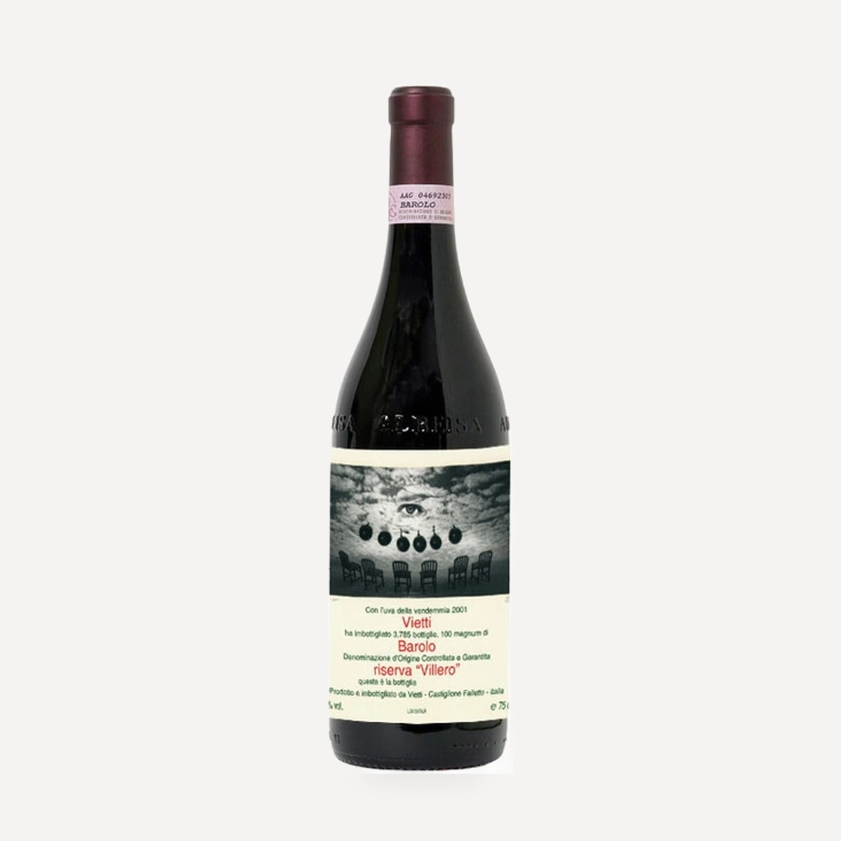Barolo Riserva Villero wine — Vietti winery — Dionysus