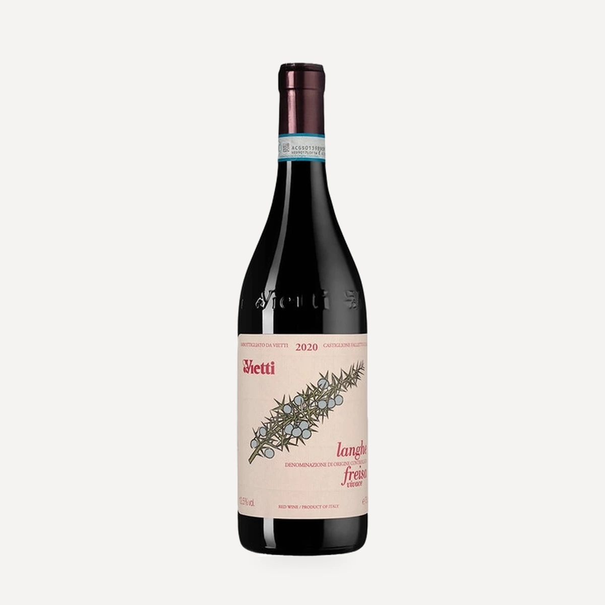 Langhe Freisa wine — Vietti winery — Dionysus