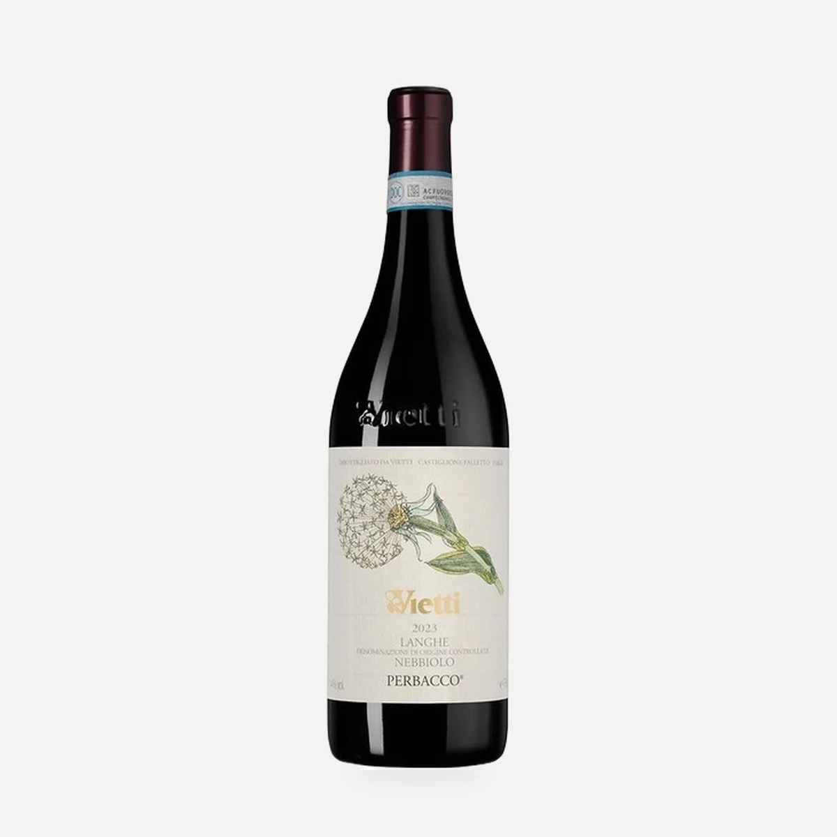Langhe Nebbiolo Perbacco wine — Vietti winery — Dionysus