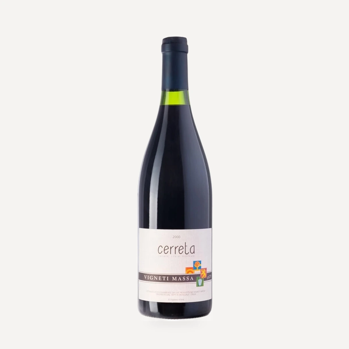 Cerreta Colli Tortonesi DOC wine — Vigneti Massa winery — Dionysus