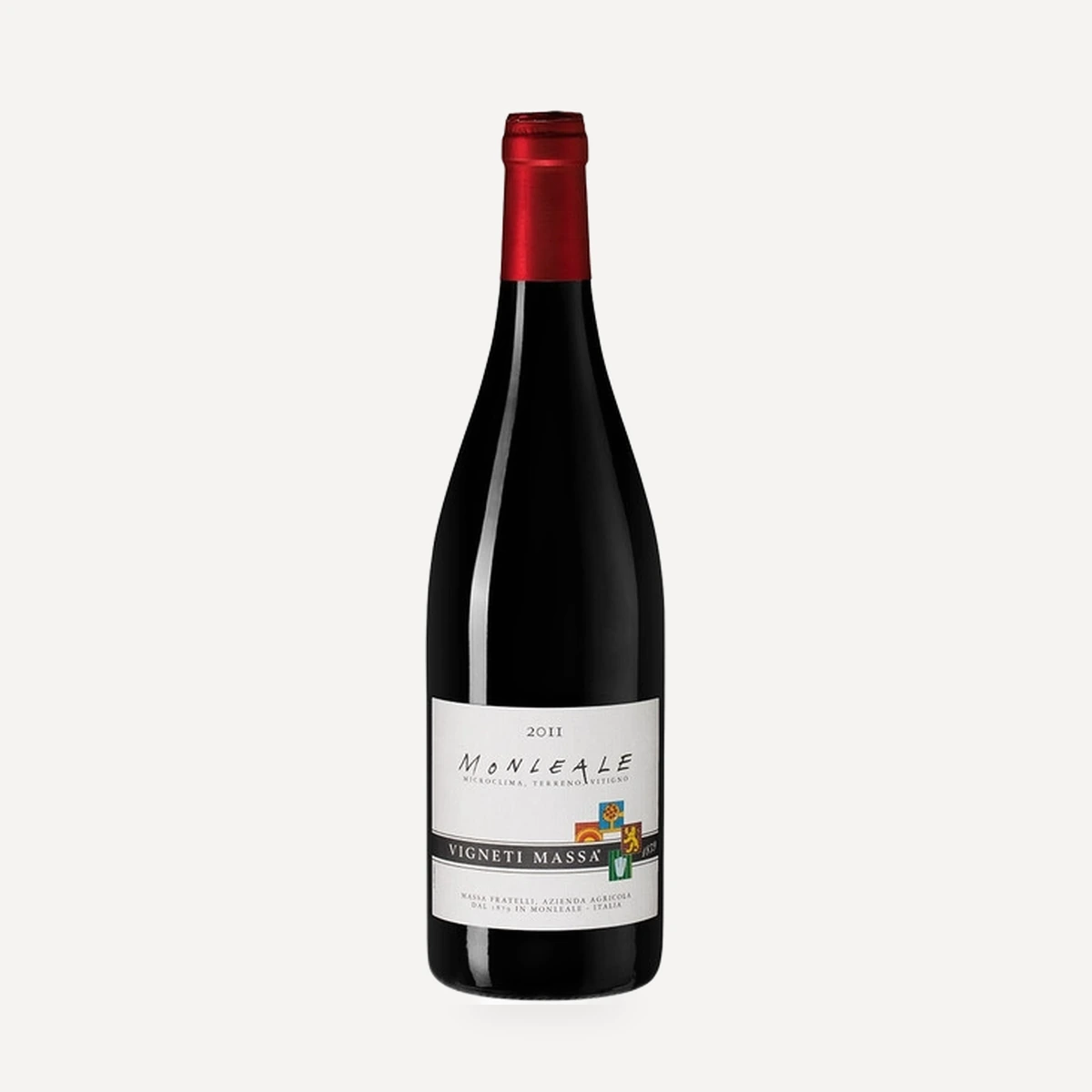 Monleale Barbera Colli Tortonesi DOC wine — Vigneti Massa winery — Dionysus