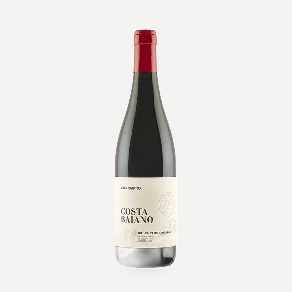 Costa Baiano Irpinia Campi Taurasini DOC wine — Villa Raiano winery — Dionysus