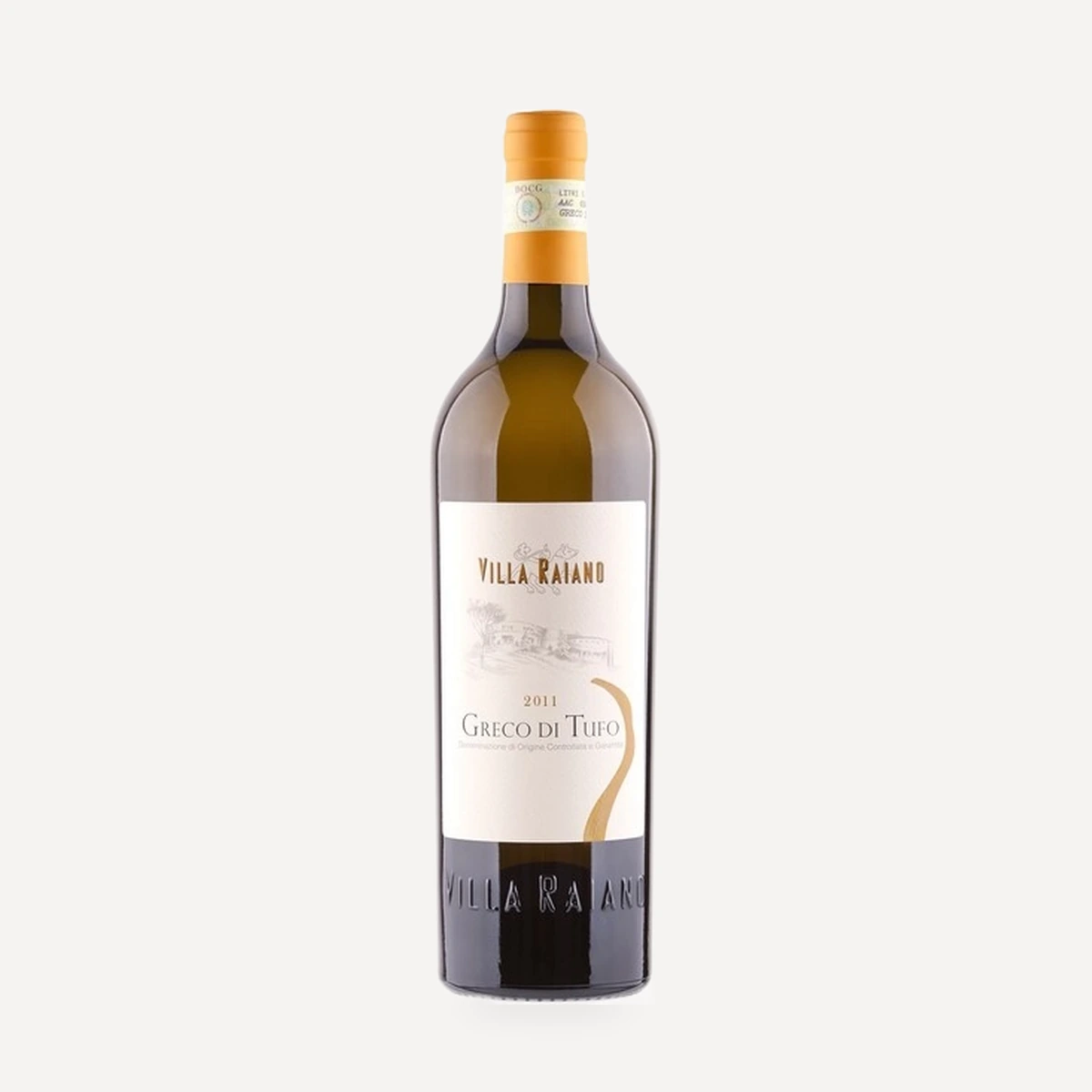 Greco di Tufo DOCG wine — Villa Raiano winery — Dionysus