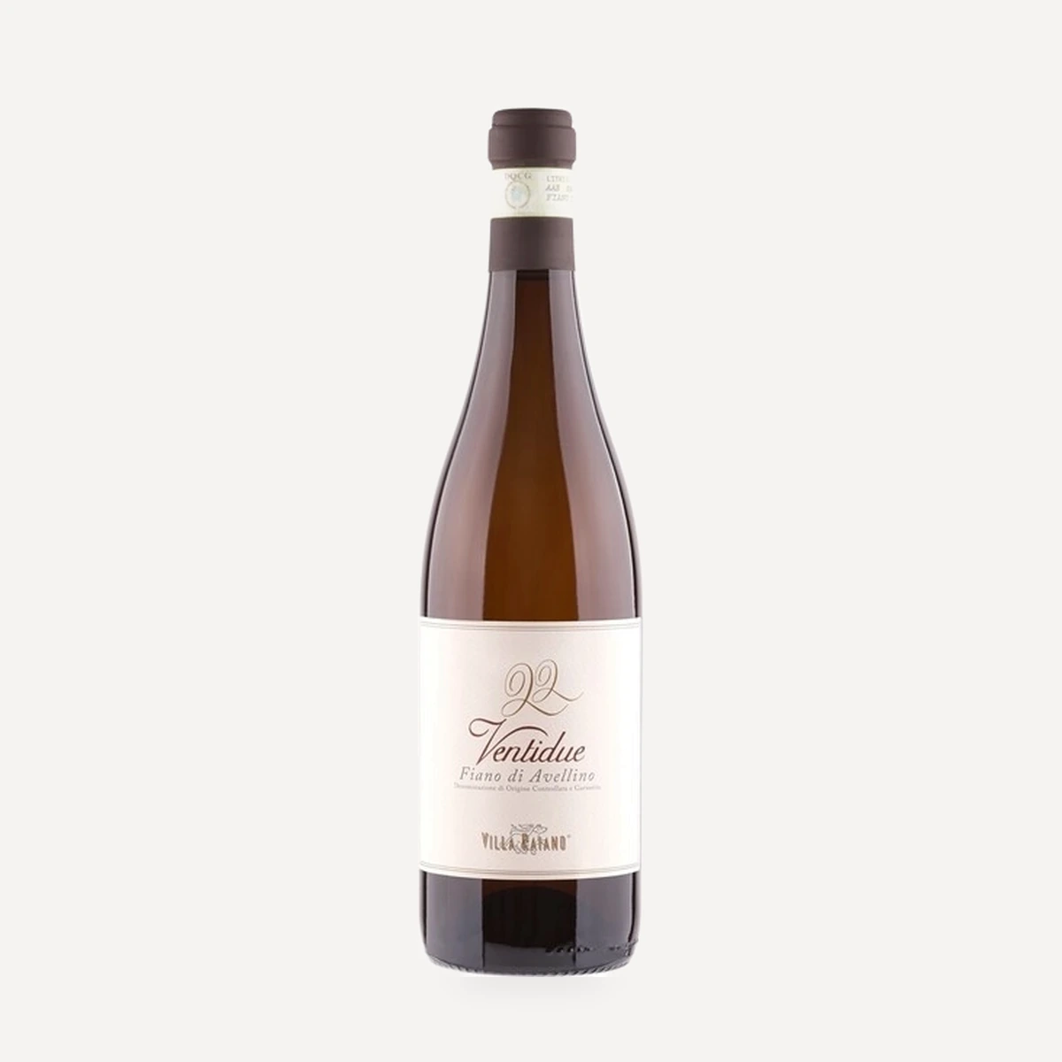 Ventidue Fiano di Avellino DOCG wine — Villa Raiano winery — Dionysus