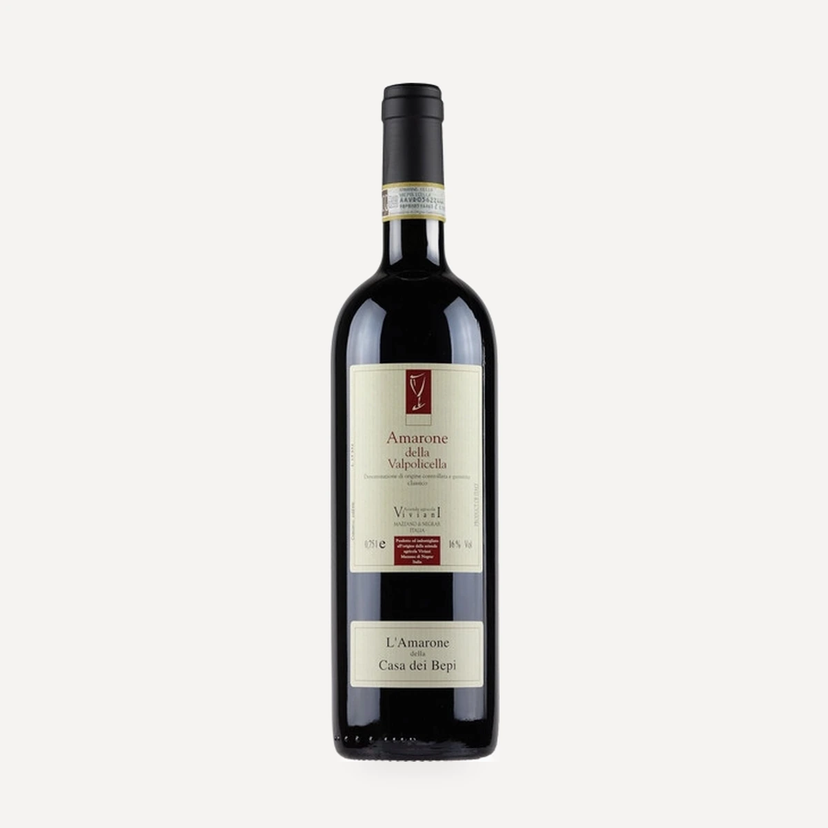 Amarone della Valpolicella Classico Casa dei Bepi wine — Viviani winery — Dionysus