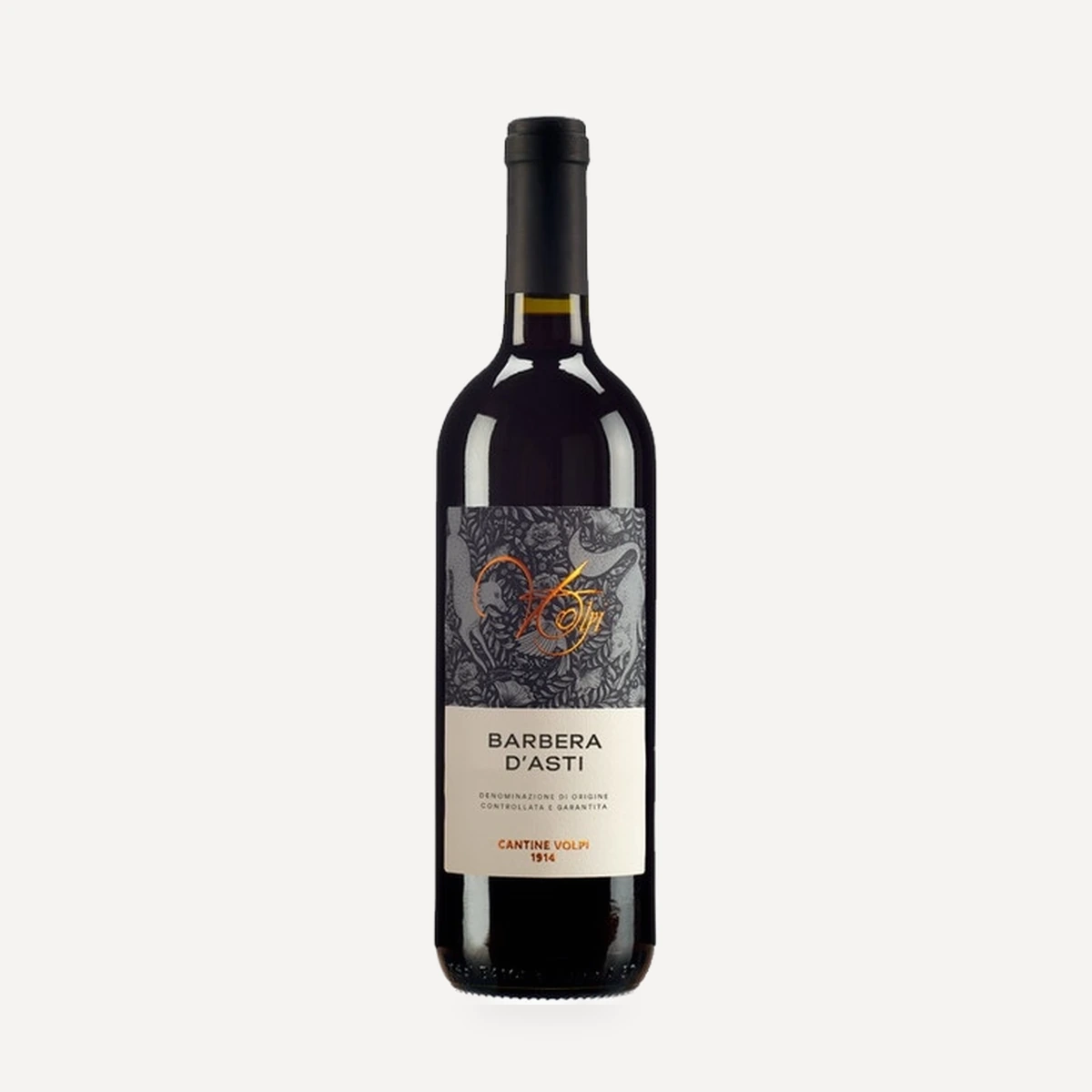 Barbera d’Asti DOCG wine — Volpi winery — Dionysus