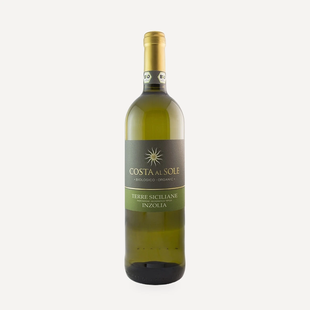 Costa al Sole Inzolia Terre Siciliane IGT wine — Volpi winery — Dionysus
