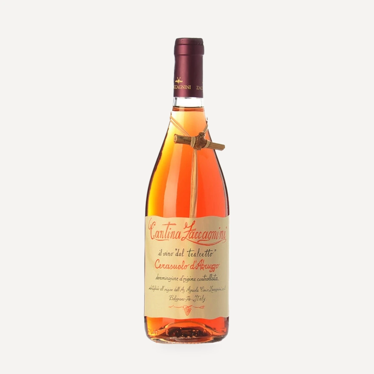 Tralcetto Cerasuolo d’Abruzzo DOC wine — Zaccagnini winery — Dionysus