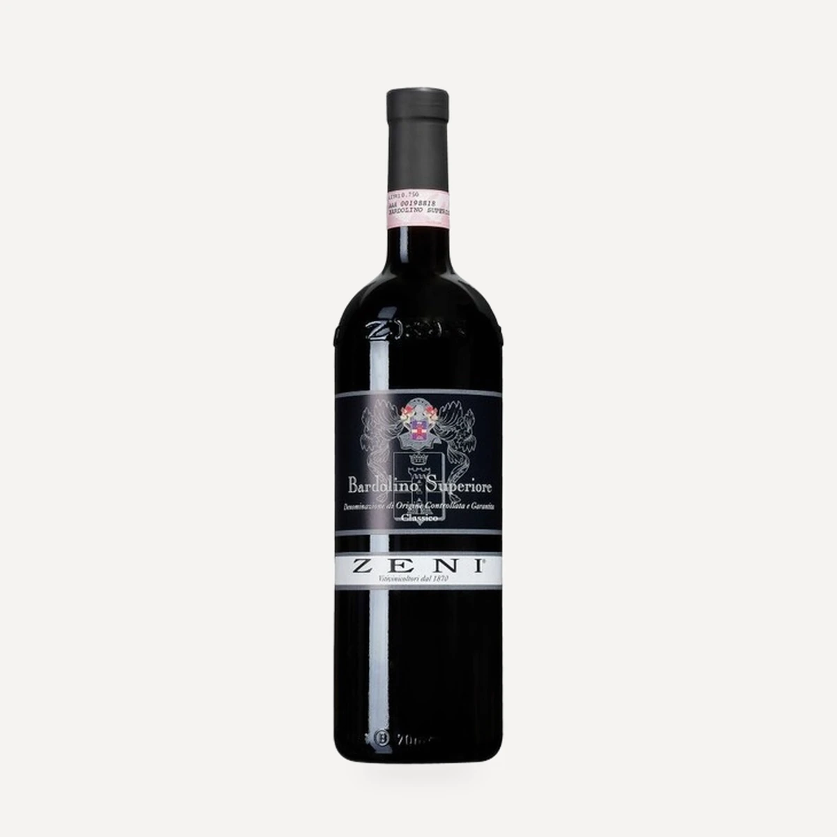 Bardolino Superiore Classico DOCG wine — Zeni winery — Dionysus