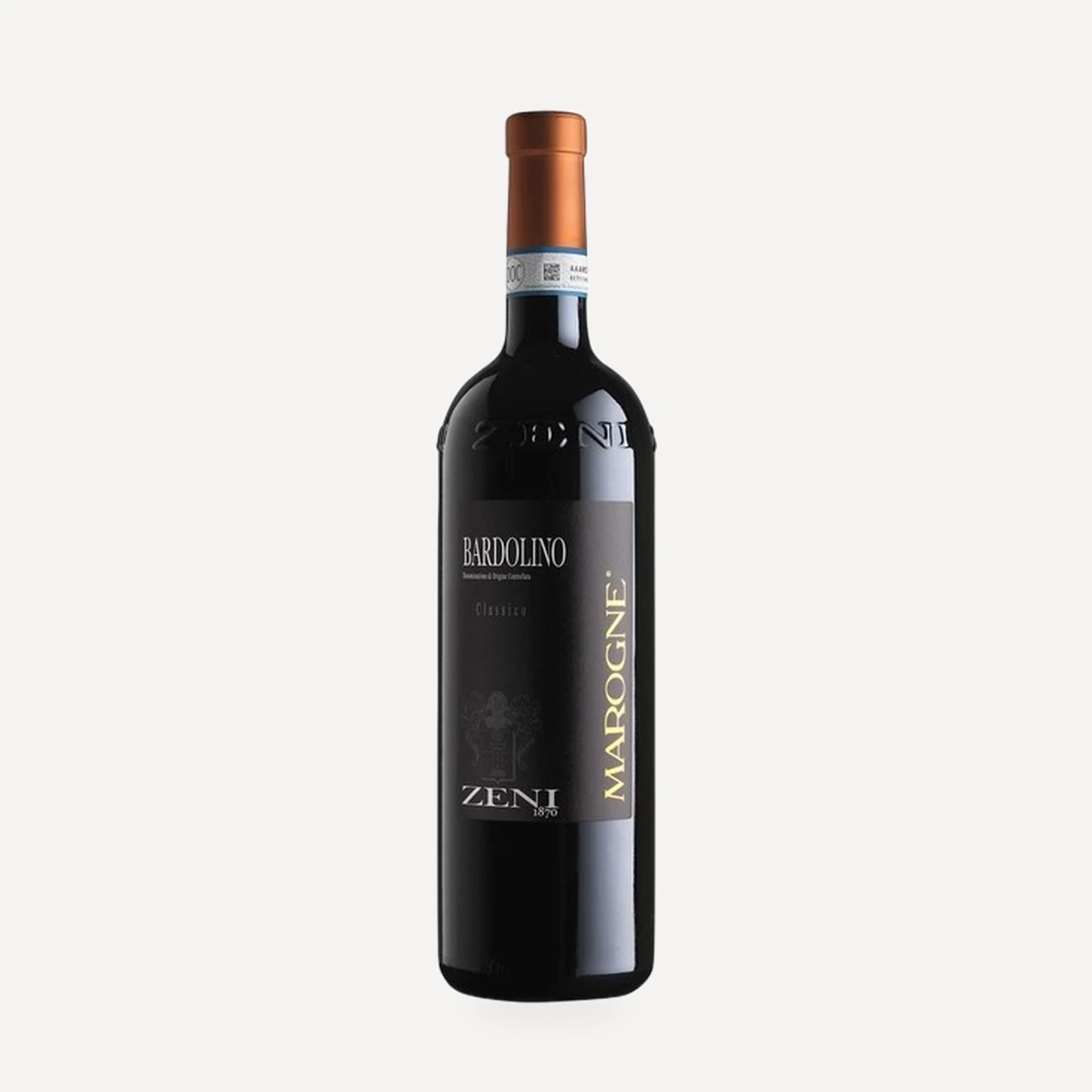 Marogne Bardolino Classico DOC wine — Zeni winery — Dionysus