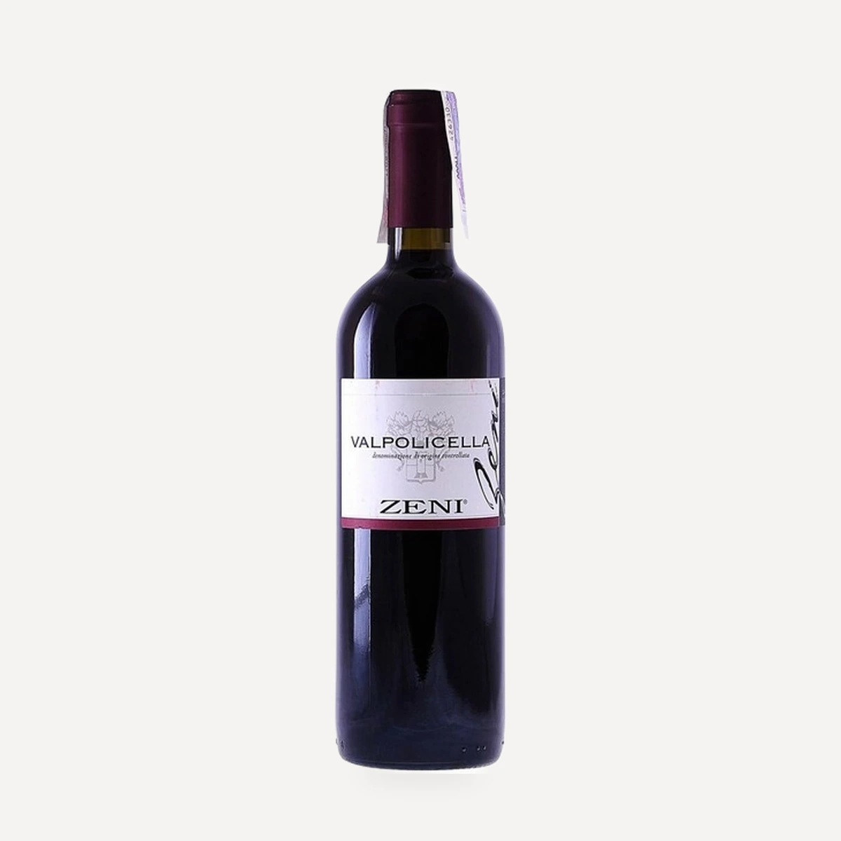 Valpolicella DOC wine — Zeni winery — Dionysus