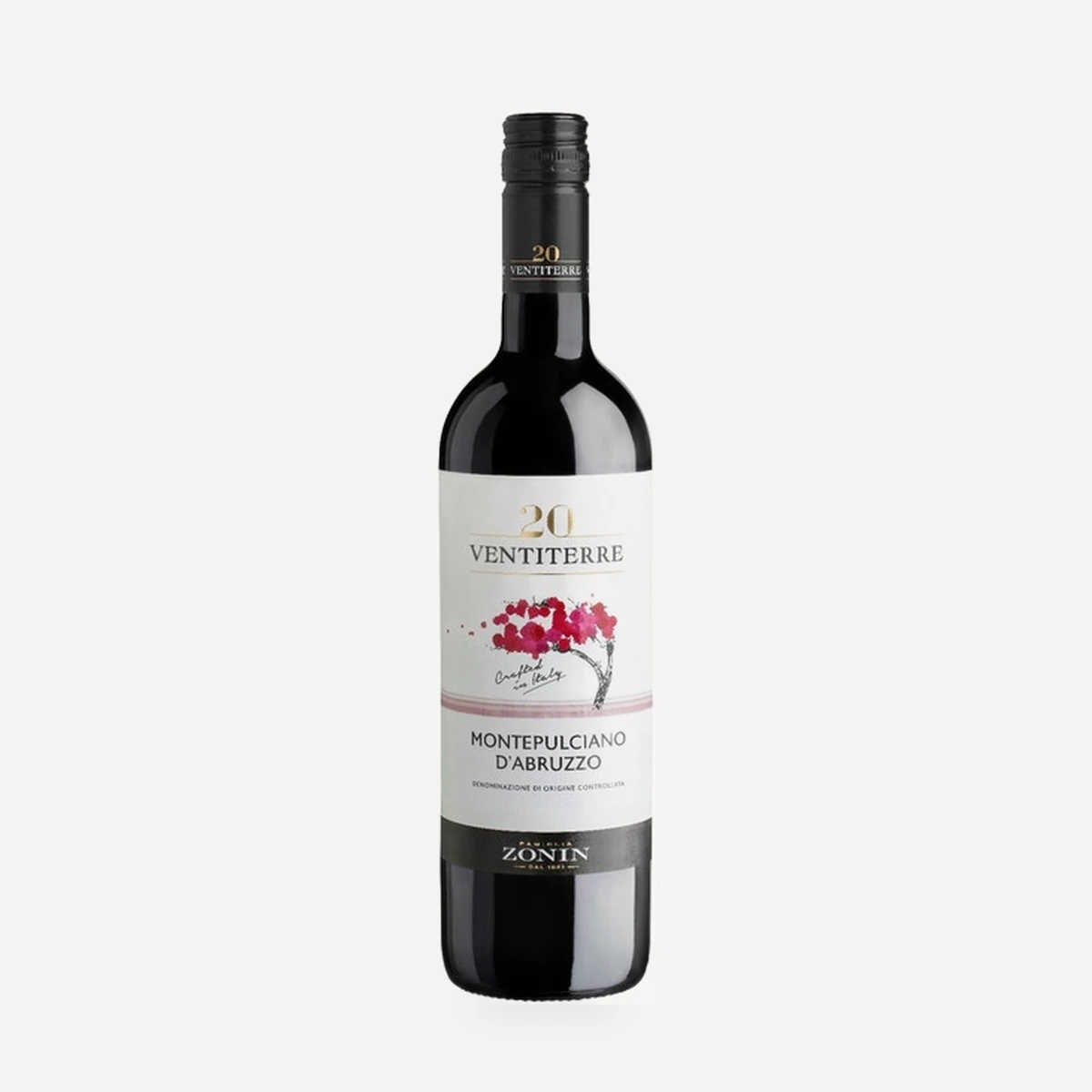 20 Ventiterre Montepulciano d'Abruzzo DOC wine — Zonin winery — Dionysus