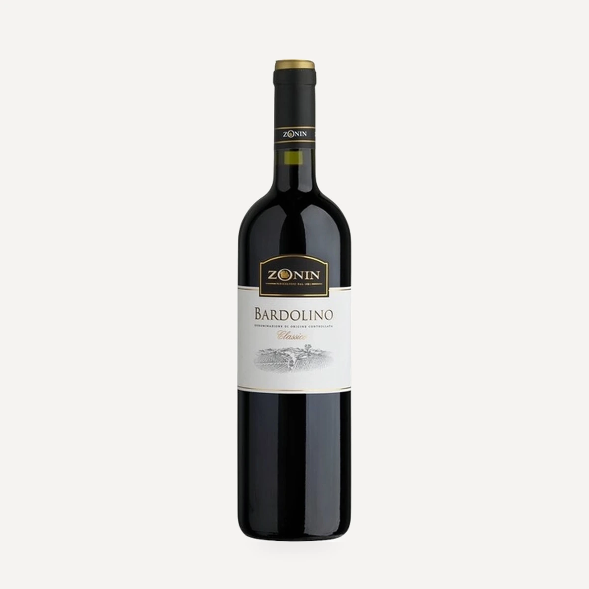 Bardolino Classico DOC wine — Zonin winery — Dionysus