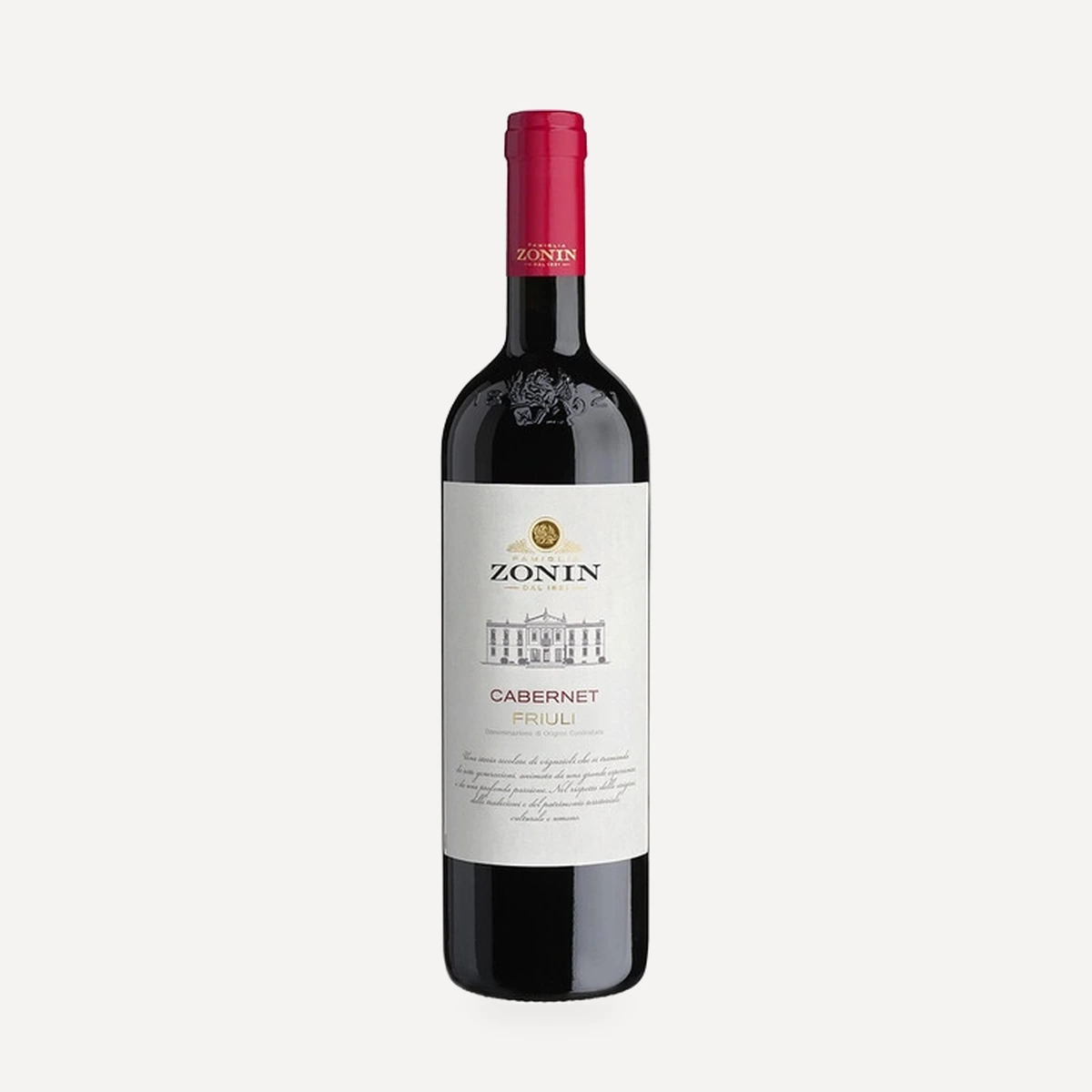 Cabernet wine — Zonin winery — Dionysus