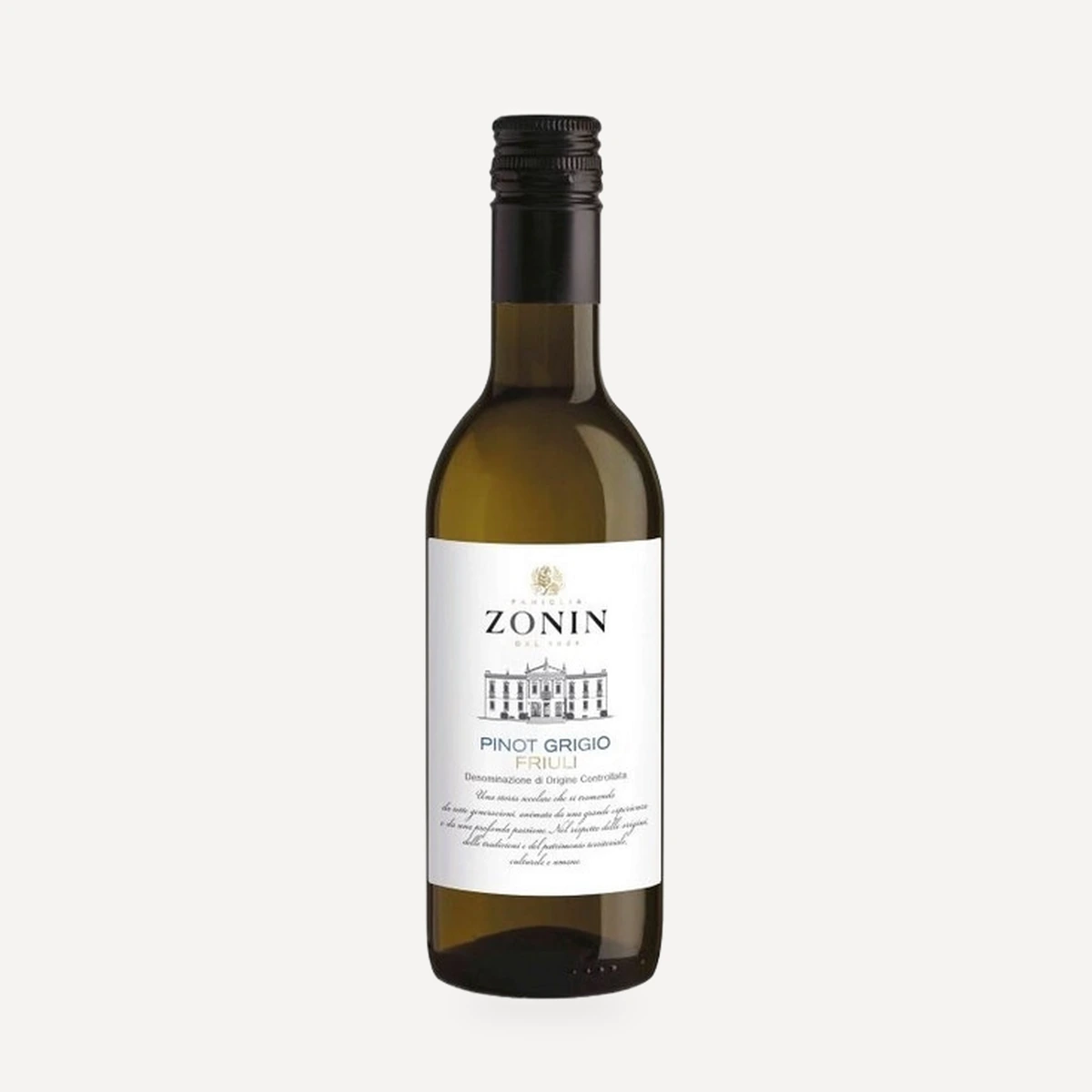 Pinot Grigio Friuli DOC wine — Zonin winery — Dionysus