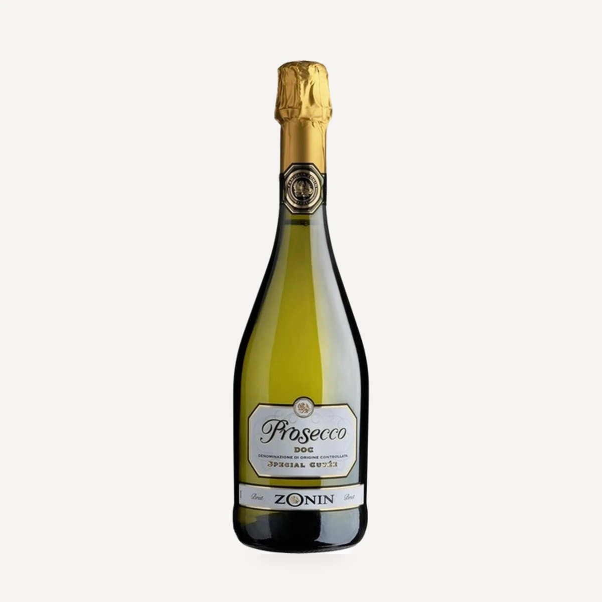 Special Cuvee Prosecco Spumante DOC wine — Zonin winery — Dionysus