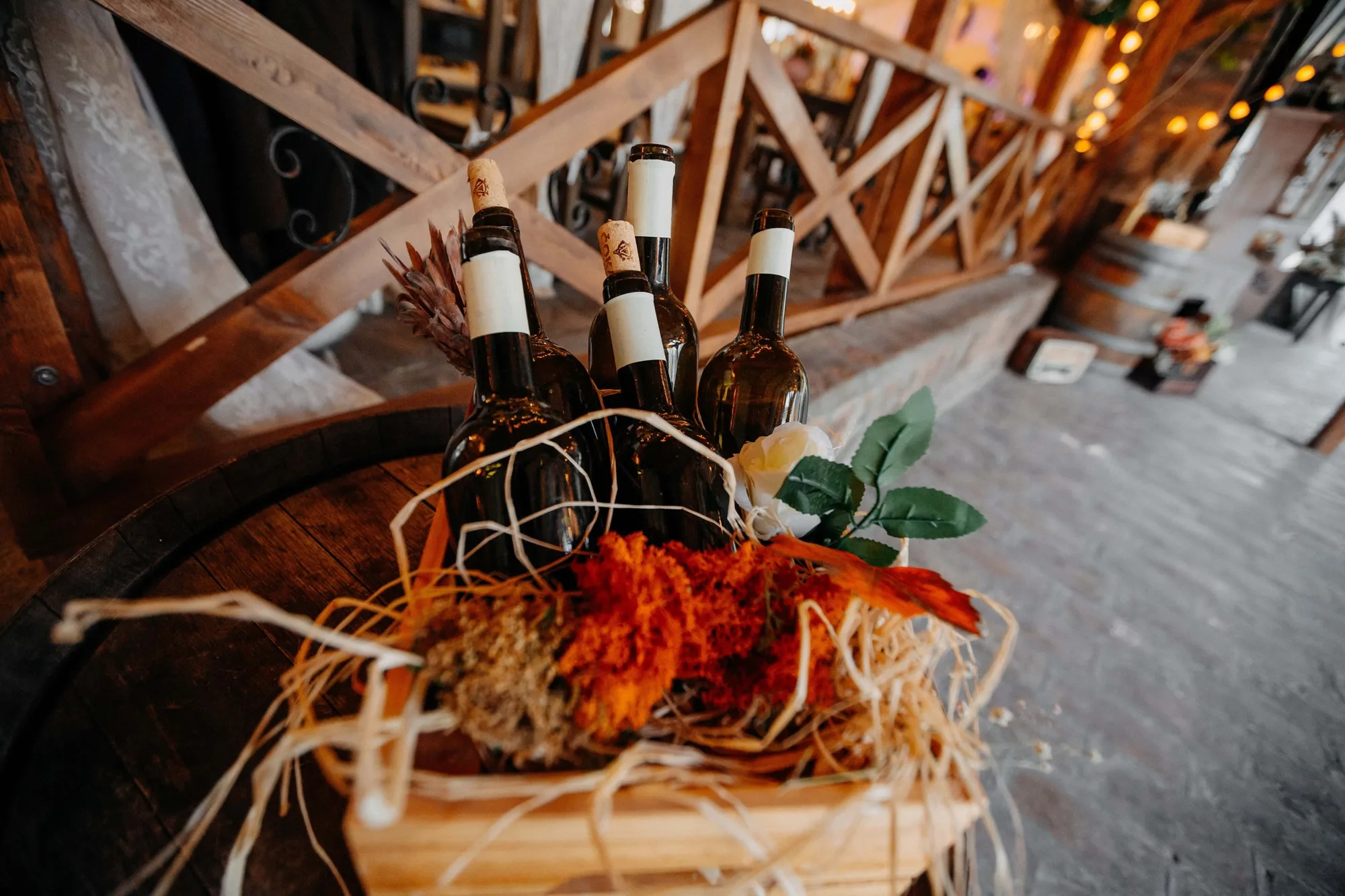 Wine bottles in a cellar setting; illustrative photograph.